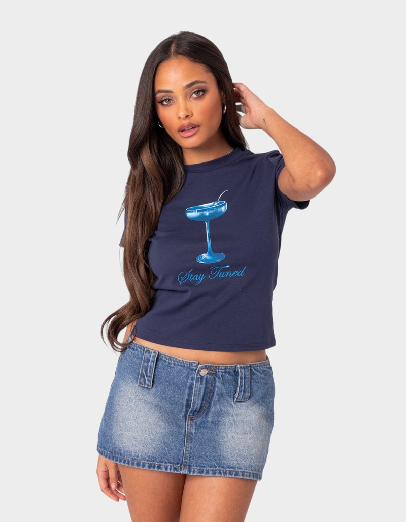 EDIKTED Tuned In Tee image number 0