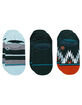 STANCE Classic No Show Pack Mens Socks image number 1