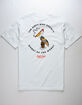 DEATH COAST SUPPLY Dirty Bird Society White Mens T-Shirt image number 1