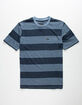 BRIXTON Hilt Mens Blue Pocket Tee image number 1