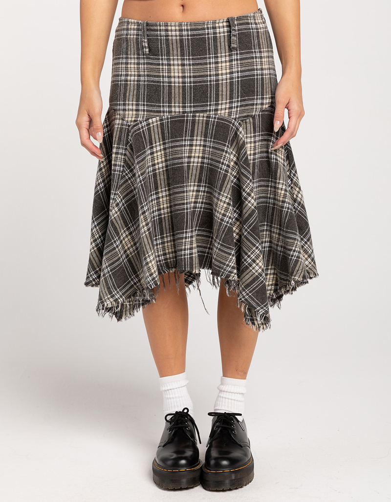 BDG Urban Outfitters Basque Check Womens Midi Skirt image number 1