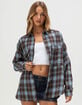 ACOA Womens Oversized Flannel image number 1