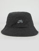 NIKE SB French Terry Mens Charcoal Bucket Hat image number 1