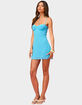 EDIKTED Barbie&trade; Muse Cupped Chiffon Mini Dress image number 2