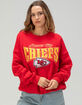 KANSAS CITY CHIEFS Womens Crewneck Sweatshirt image number 1