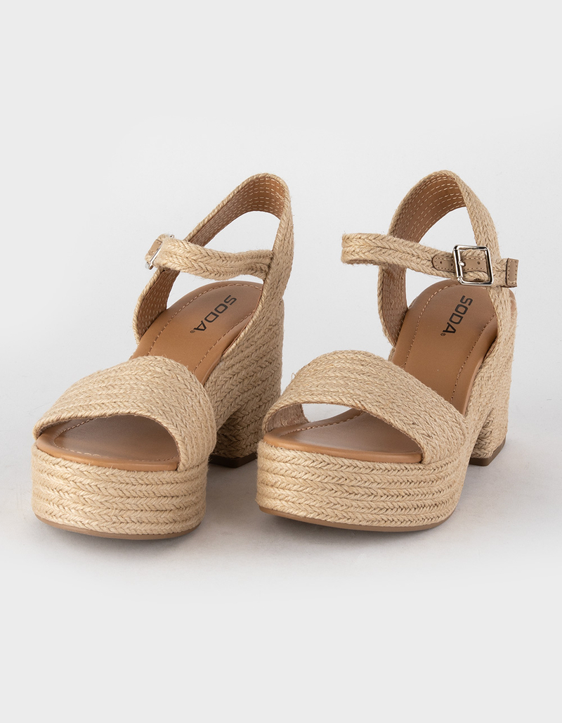 SODA Castle Womens Platform Sandals image number 0