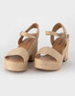SODA Castle Womens Platform Sandals image number 1