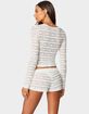 EDIKTED Maisley Sheer Lace Top image number 5