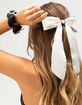 FULL TILT 2 Pack Contrast Stitching Bow Hair Clip & Scrunchie image number 2