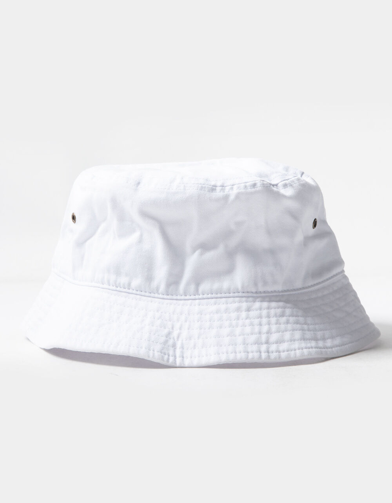 Solid Grommet Bucket Hat image number 0