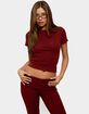 EDIKTED Emelia Fitted Tee image number 2
