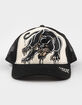 ED HARDY Rhinestone Panther Womens Trucker Hat image number 2
