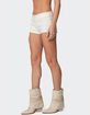 EDIKTED Dinah Denim Micro Shorts image number 3