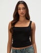TILLYS Womens Butter Soft Square Neck Top image number 1