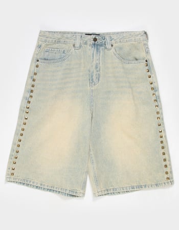 RSQ Mens Baggy Studded Jorts Primary Image