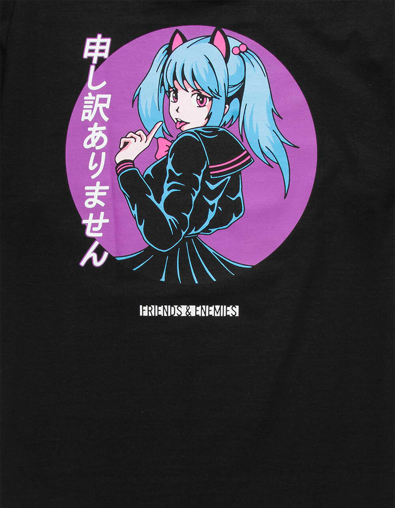 FRIENDS AND ENEMIES Ms. Behave Mens T-Shirt image number 3