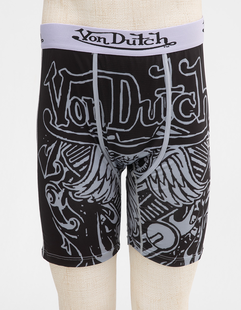 VON DUTCH Black Motor Mens Boxer Briefs image number 2