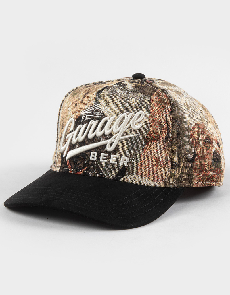 AMERICAN NEEDLE Garage Tapestry Snapback Hat image number 0