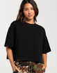 FOX Woodmark Womens Oversized Crop Tee image number 1