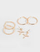 FULL TILT 3 Pack Cross/Hoop Earrings image number 1