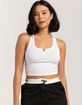 BOZZOLO Split Neck Womens Tank Top image number 1