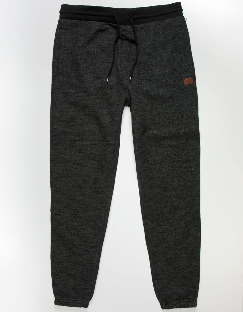 BILLABONG Balance Mens Black Cuffed Sweatpants BLACK 386051100