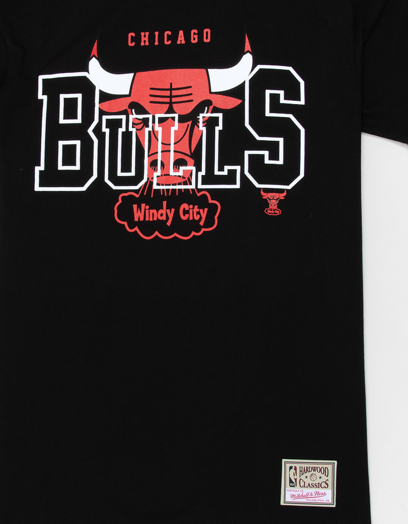 MITCHELL & NESS Chicago Bulls See Thru Mens Tee image number 1