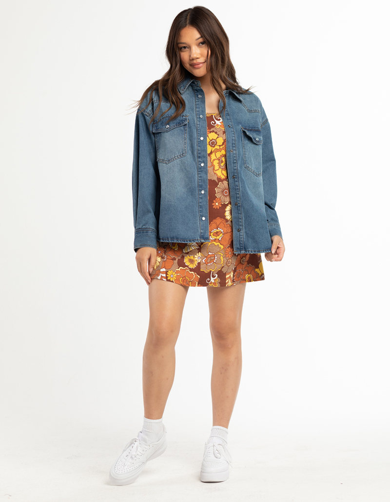 CI SONO Womens Denim Shacket image number 3
