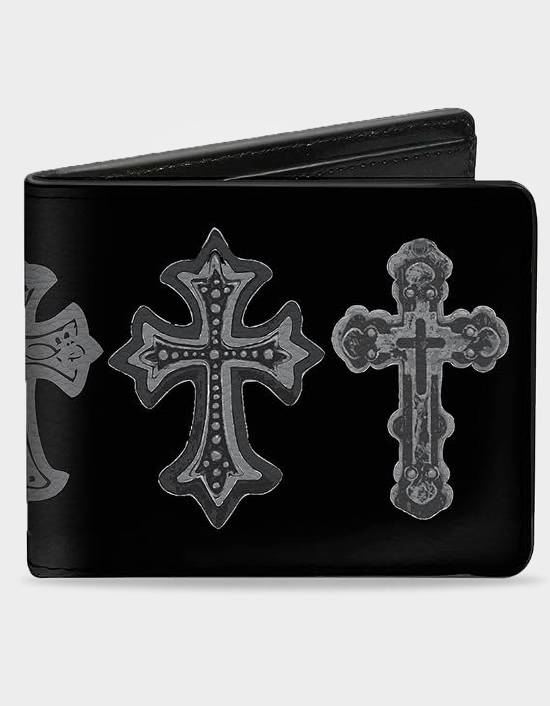BUCKLE-DOWN Crosses Bifold Wallet image number 0