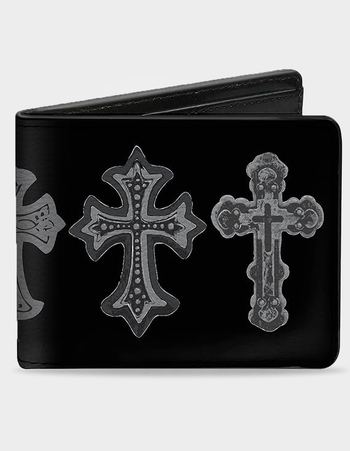 BUCKLE-DOWN Crosses Bifold Wallet Primary Image