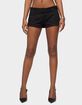 EDIKTED Thea Twill Low Rise Shorts image number 1