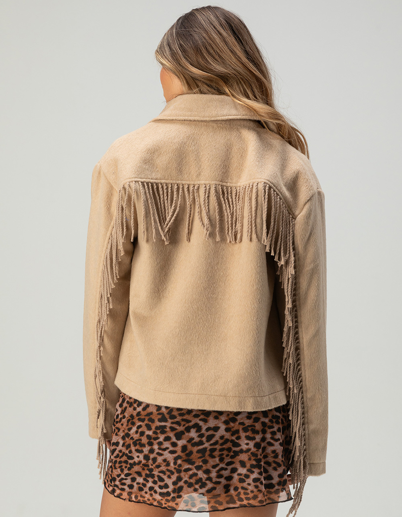 RSQ Womens Fringe Shacket image number 2