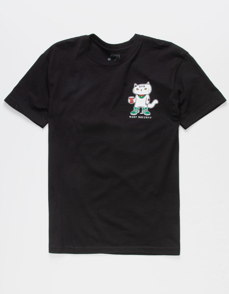 RIOT SOCIETY x Sugee Cat Mens Tee image number 1