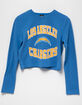 NFL Los Angeles Chargers Womens Long Sleeve Baby Tee image number 5