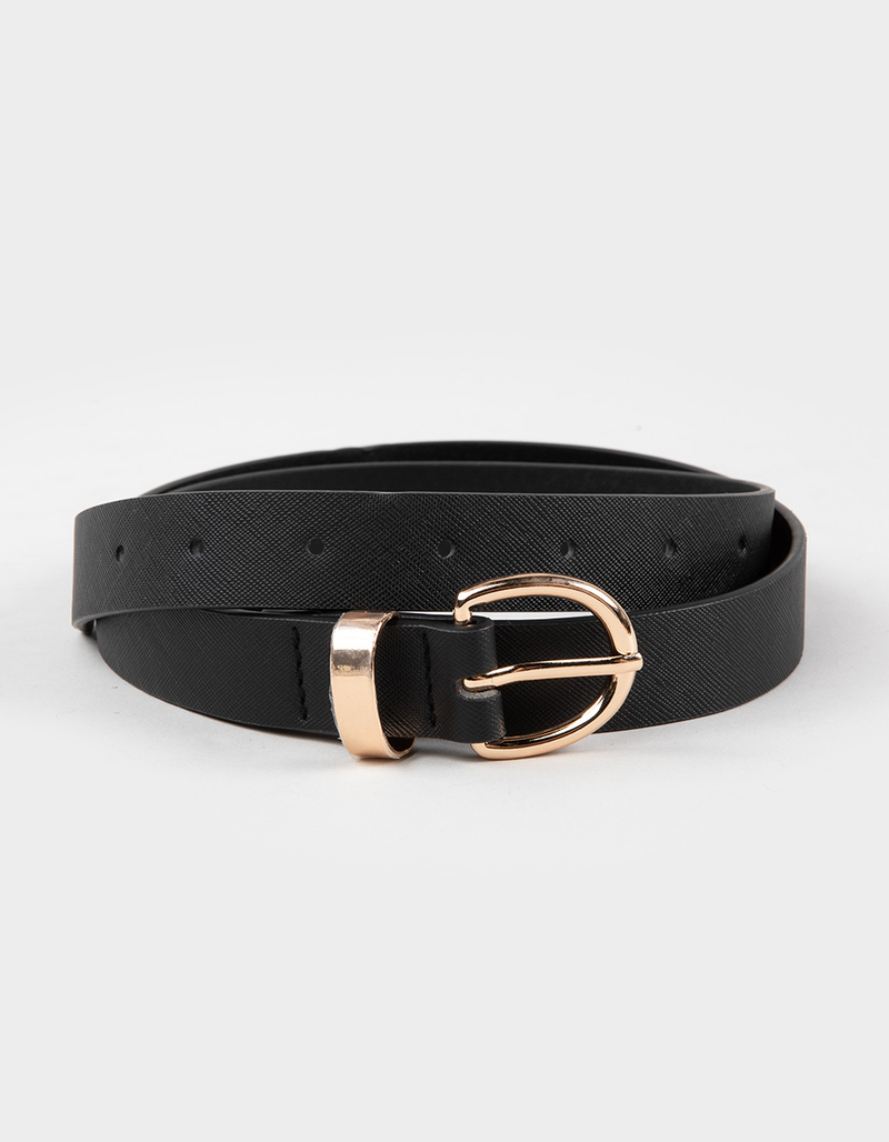 3 Pack Basic Womens Skinny Belts image number 1