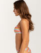 FULL TILT Sparkle Stripe Bralette Bikini Top image number 2