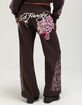 ED HARDY Pink Leopard Womens Sweatpants image number 2