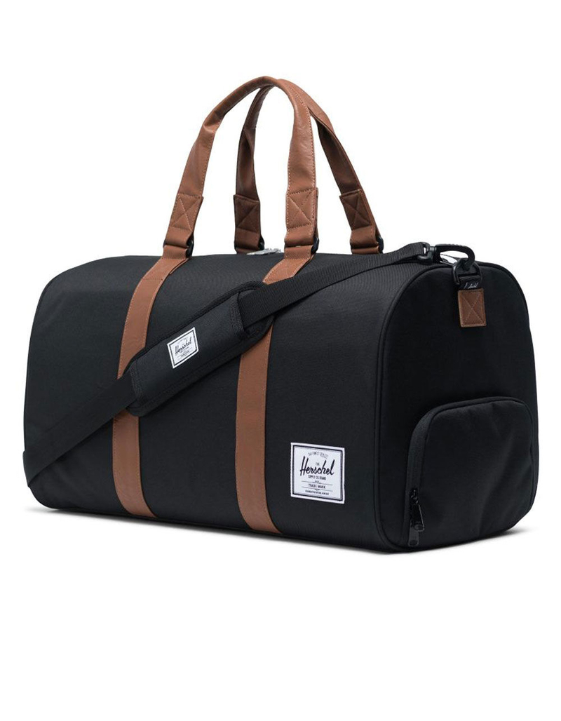HERSCHEL SUPPLY CO. Novel Black & Tan Duffle Bag image number 1