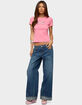 EDIKTED UK Girl Rhinestone Tee image number 4