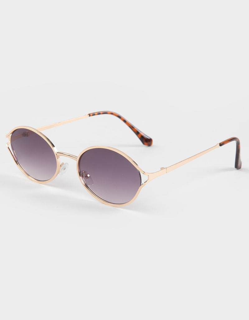 RSQ Oval Metal Sunglasses image number 0