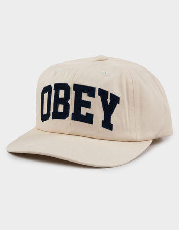 OBEY Collegiate 6 Panel Strapback Hat Primary Image