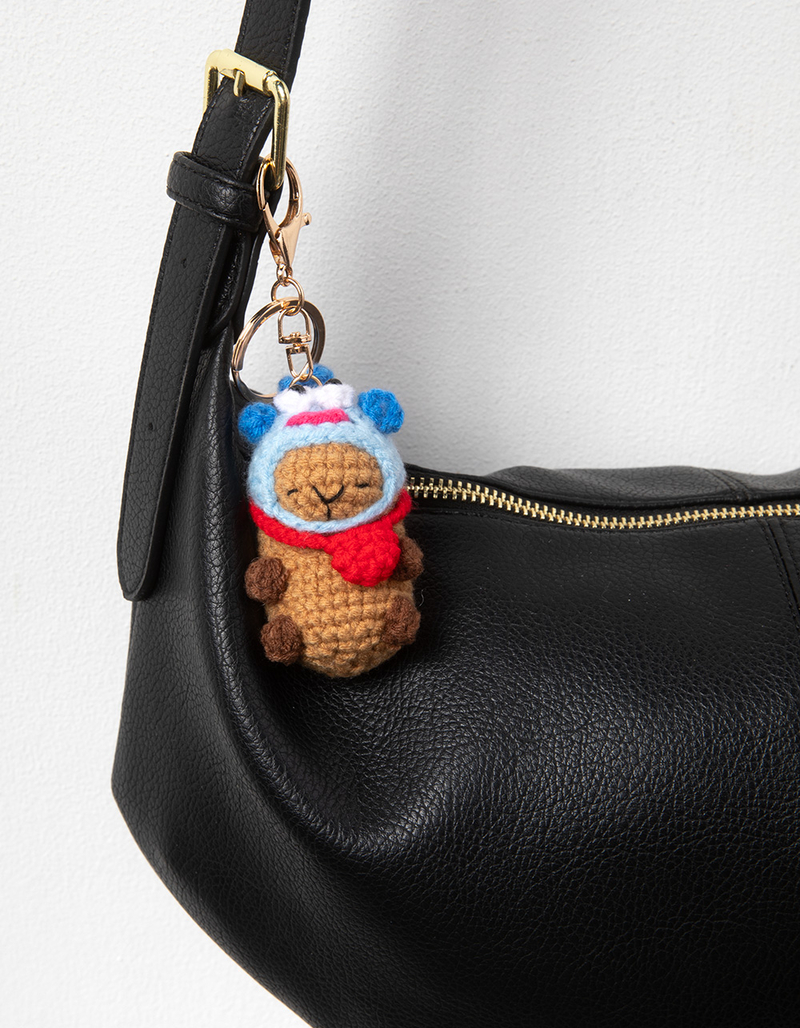 FULL TILT Crochet Capybara Bag Charm image number 3