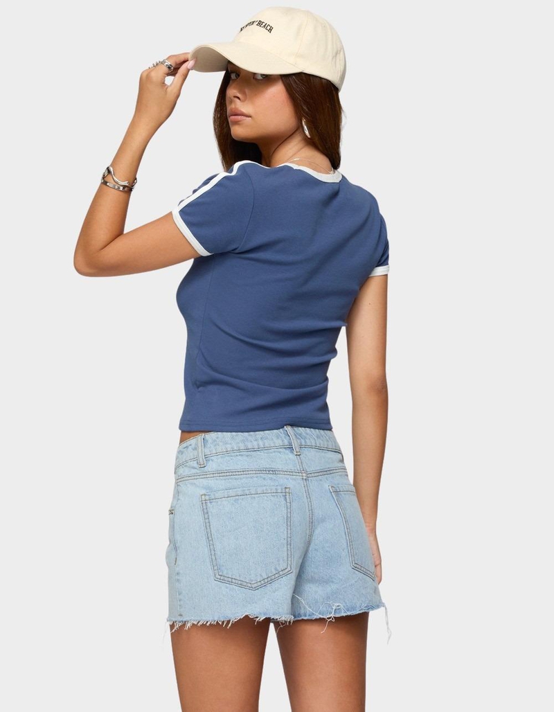 EDIKTED Los Angeles Contrast Tee image number 2