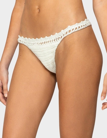 EDIKTED Enzo Crochet Bikini Bottoms Alternative Image