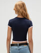 TILLYS Double Layer Womens Tee image number 4