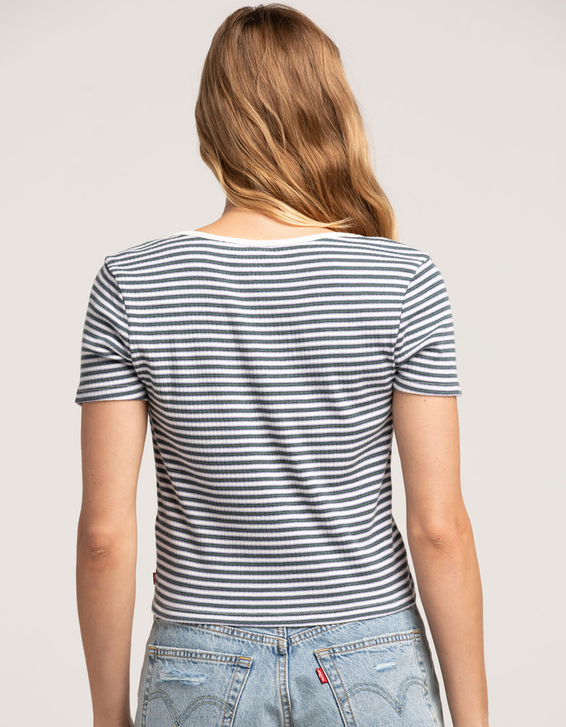 LEVI'S Britt Snap Front Womens Top image number 2