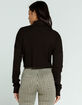 SKY AND SPARROW Womens Black Turtleneck image number 3