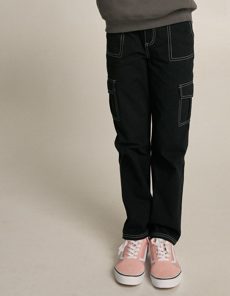 FULL TILT Carpenter Girls Twill Pants image number 3