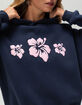 FULL TILT Puff Hibiscus Womens Hoodie image number 5