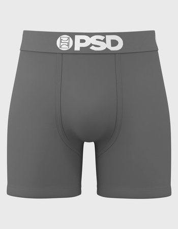 PSD Charcoal Mens Mid Boxer Briefs Primary Image